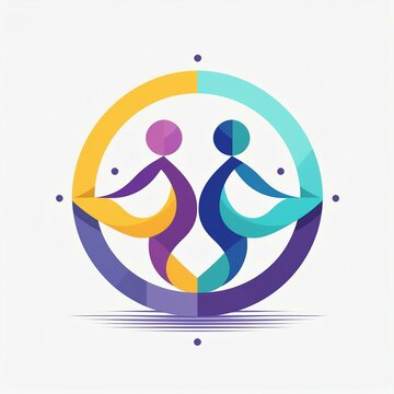 logo de danseurs en ia, association de danse