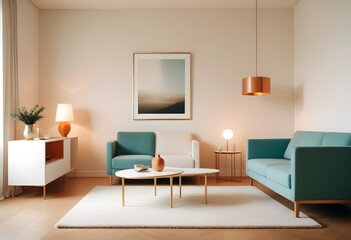 white and gold theme modern interior