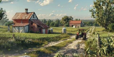 Beautiful Farm and Countryside