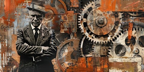  Engineers in a Vintage Factory