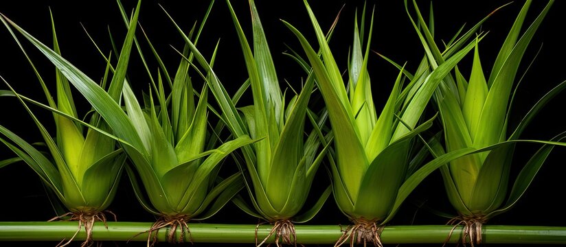 Common screwpine fruit Pandanus utilis. Creative banner. Copyspace image