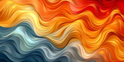 Fototapeta premium Abstract background illustration in the style of the 70s