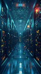 Futuristic Data Center Powered by Renewable Microgrid