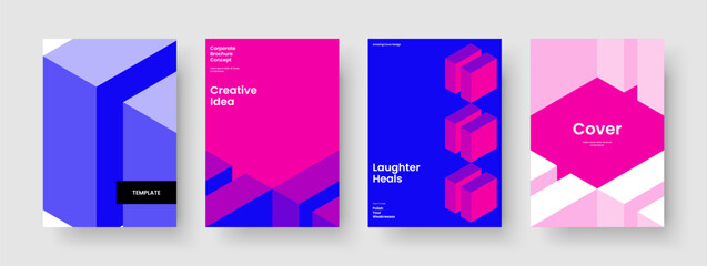 Fototapeta premium Modern Book Cover Design. Abstract Banner Template. Isolated Poster Layout. Report. Brochure. Background. Flyer. Business Presentation. Notebook. Journal. Newsletter. Pamphlet. Catalog. Leaflet