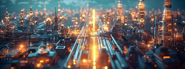 Futuristic Microgrid with Blockchain Technology for Energy Transactions in a Illuminated Cityscape