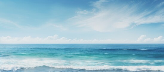 Obraz premium sea scape. Creative banner. Copyspace image