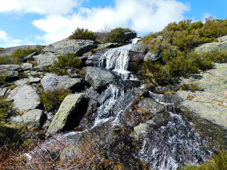 Yeguas lake in Sanabria mountains in Zamora Spain