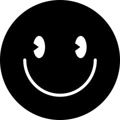 smile face with white background