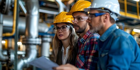 Consulting Industry Experts Policymakers Visit Oil Fields Before Finalizing Regulations. Concept Oil Industry, Regulatory Policies, Industry Consultation, Field Visit, Expert Decision-making