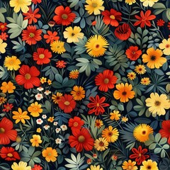 Abstract background illustration in the style of the 70s