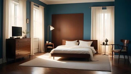 white and gold theme modern interior