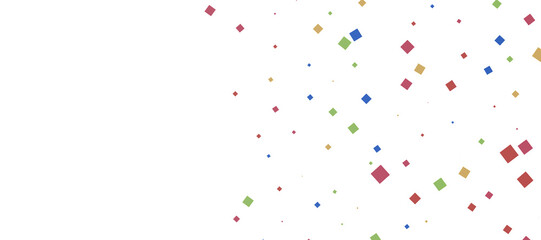 Confetti, paper triangle on the floor, fancy, colorful, celebration party