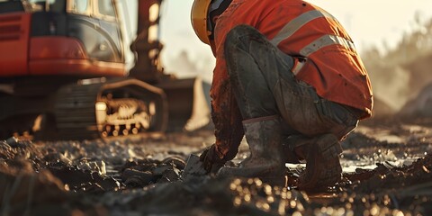 Violations of Construction Worker Rights Forced Labor Exploitation and Intimidation in Modern Slavery. Concept Labor Rights Violations, Forced Labor Exploitation, Intimidation Tactics