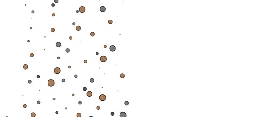 Celestial Celebration: Radiant 3D Illustration of Celestial gold Confetti
