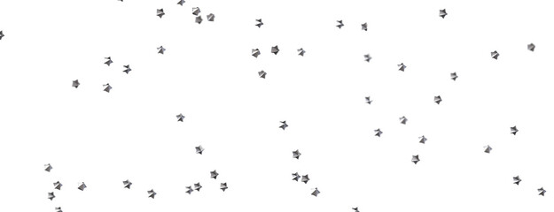 Twinkling Yuletide Skies: Breathtaking 3D Illustration of Falling Christmas Starlights