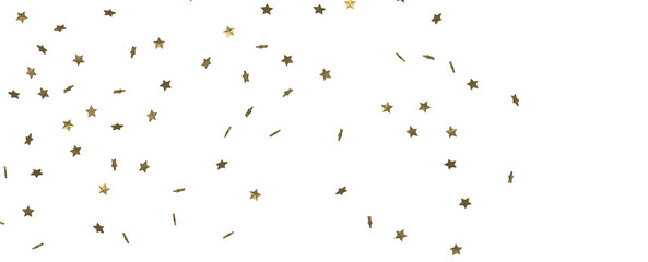 Radiant Euphoria: Lose Yourself in a 3D Gold Stars Rainfall