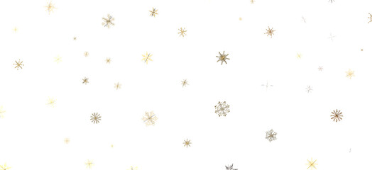 Winter Flurry: Mesmeric 3D Illustration Depicting Descending Festive Snowflakes