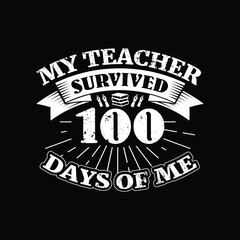 Teacher typographic  t shirt design.