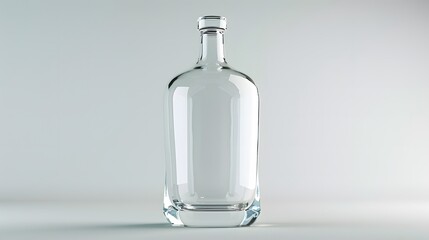 空のガラスボトル