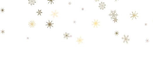 Winter Flurry: Mesmeric 3D Illustration Depicting Descending Festive Snowflakes