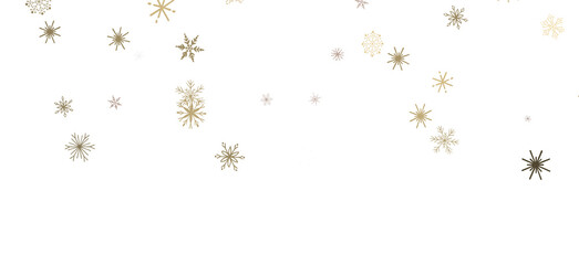 Winter Flurry: Mesmeric 3D Illustration Depicting Descending Festive Snowflakes