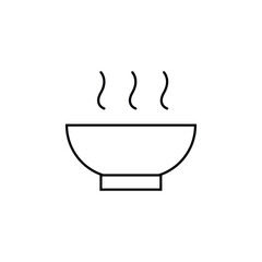 Soup icon in vector. Illustration