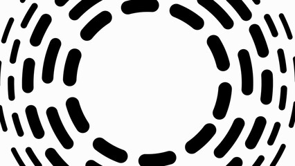 Abstract background white circle line illustration background, colorful circle