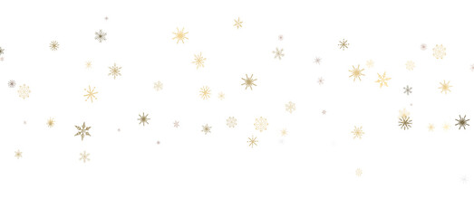 Winter Flurry: Mesmeric 3D Illustration Depicting Descending Festive Snowflakes