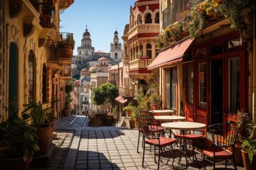 Old City of Montevideo Historical Charm and Culture., generative IA