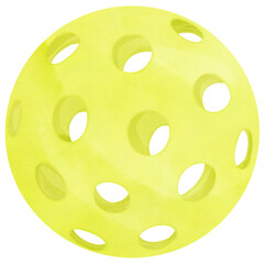Retro PicklebaRetro Pickleball ball yellow preppy trendy watercolor ll ball preppy trendy watercolor