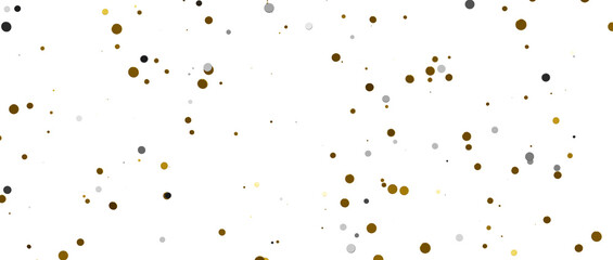 Dazzling Delight: Mesmerizing 3D Illustration of Glittering gold Confetti - PNG
