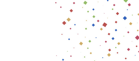 Confetti, paper triangle on the floor, fancy, colorful, celebration party