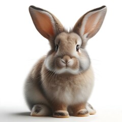 Obraz premium Adorable Bunny Digital Illustration