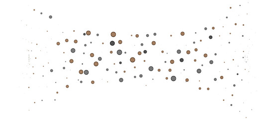 Celestial Celebration: Radiant 3D Illustration of Celestial gold Confetti