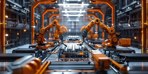 Producing High-Voltage Battery Cells for Electric Vehicles. Concept Battery chemistry, EV technology, Energy storage, Sustainable manufacturing, Automotive innovation