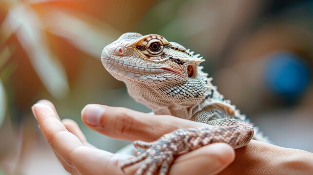 Bearded dragons are popular pets because they are easy to care for and have a docile temperament