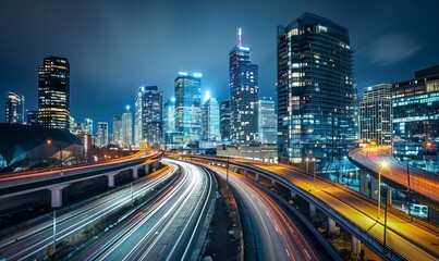 Fototapeta premium city at night