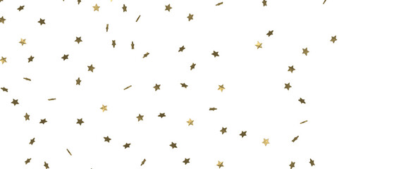 XMAS Holiday golden decoration, glitter frame isolated -