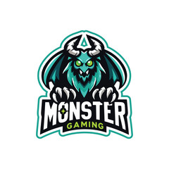 Awesome Monster Logo Mascot Design