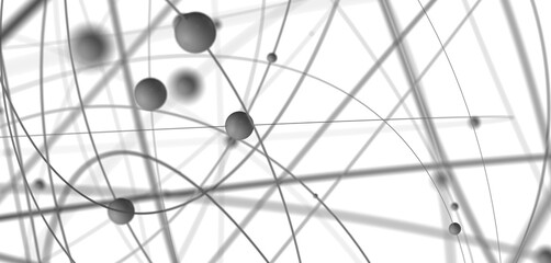 technology with polygonal shapes on dark blue background.