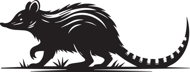 Bandicoot silhouette clipart