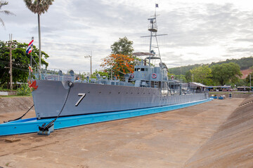 Chumphon, Thailand - May 31, 2024: Monument Krom Luang Chumphon Khet Udomsak Shrine