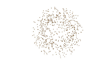 Molecular background with DNA. Network with connecting dots and lines.