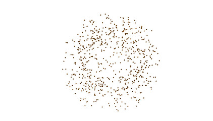 Molecular background with DNA. Network with connecting dots and lines.