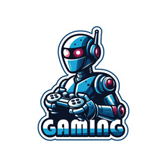 Gaming Robot Logo Mascot Design