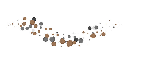 silver confetti explosion festive background