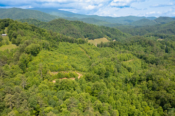 Obraz premium drone property views