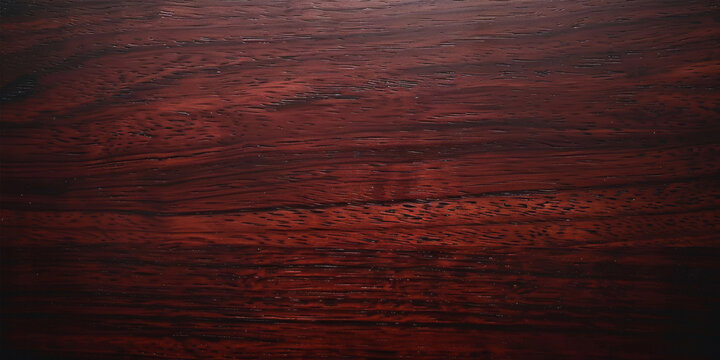 Polished mahogany wooden background with rich, dark tones and sleek finish: Great for luxury or classic styles, the dark tones and sleek finish of mahogany exude elegance and sophistication