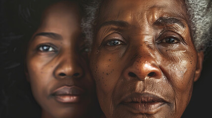 Generation of black women, old and young