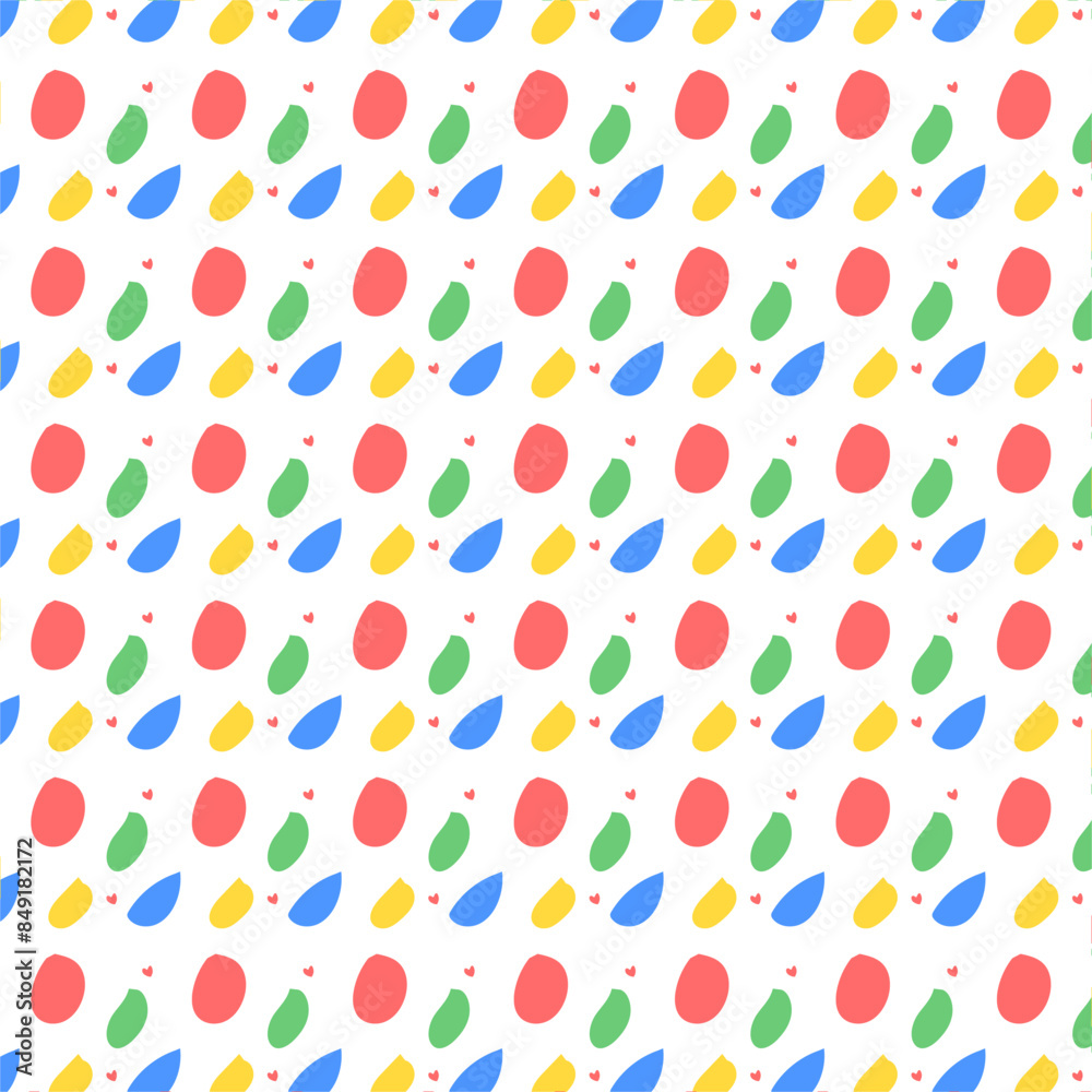 Canvas Prints colorful seamless pattern.hand draw fun object abstract background.multicolor doodle vector graphic 
